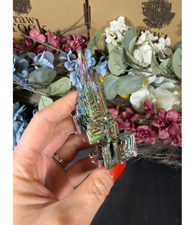 Rainbow Bismuth Tower #477, 146gr