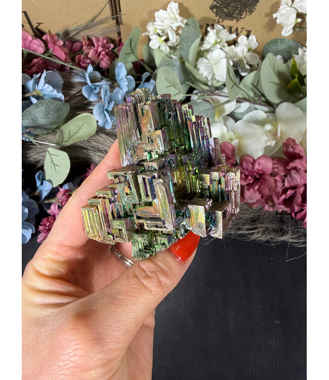 Rainbow Bismuth Tower #484, 334gr