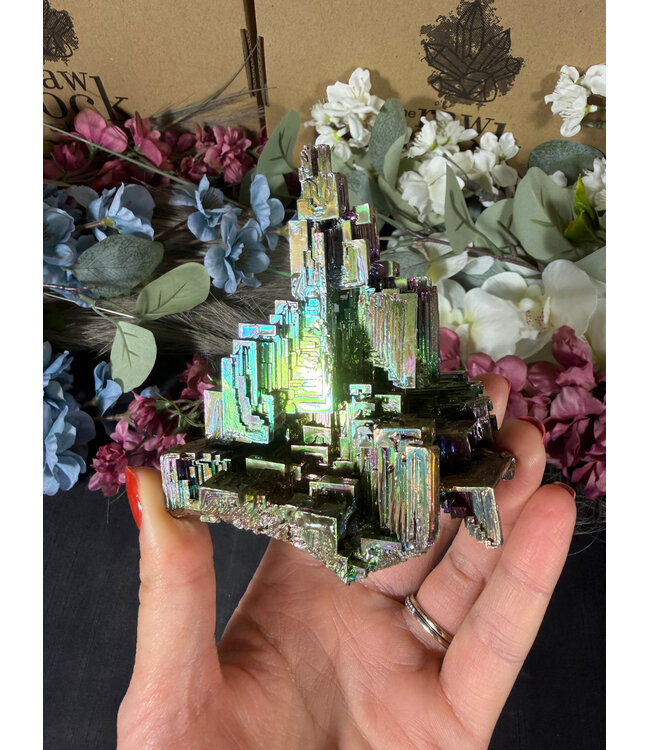 Rainbow Bismuth Tower #485, 546gr