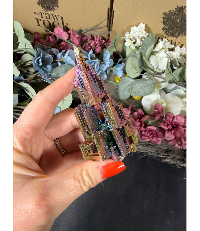 Rainbow Bismuth Tower #475, 138gr