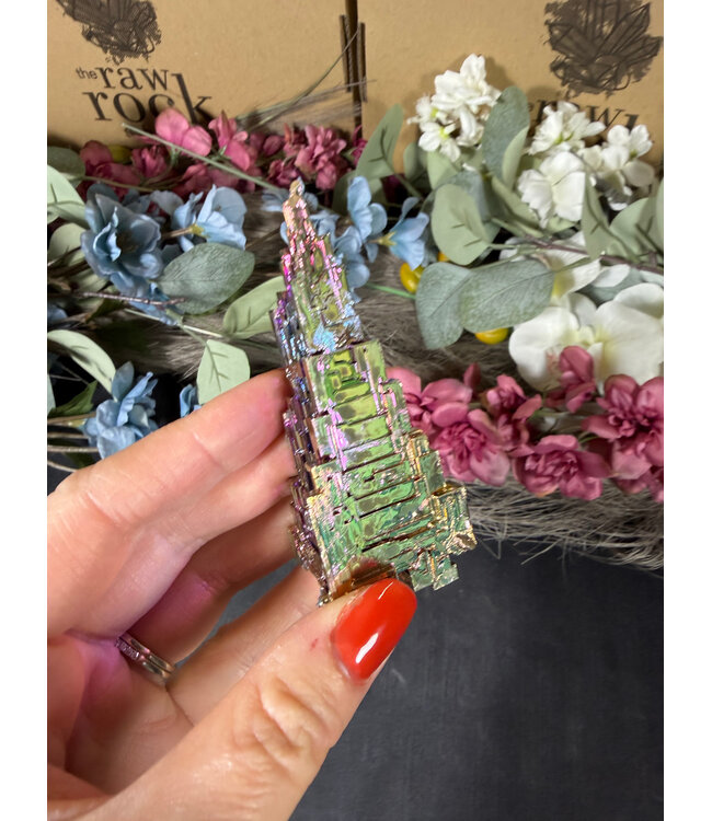 Rainbow Bismuth Tower #480, 124gr