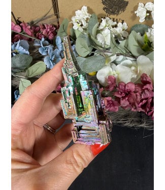 Rainbow Bismuth Tower #481, 130gr