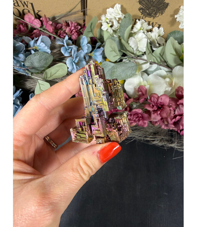 Rainbow Bismuth Tower #463, 130gr