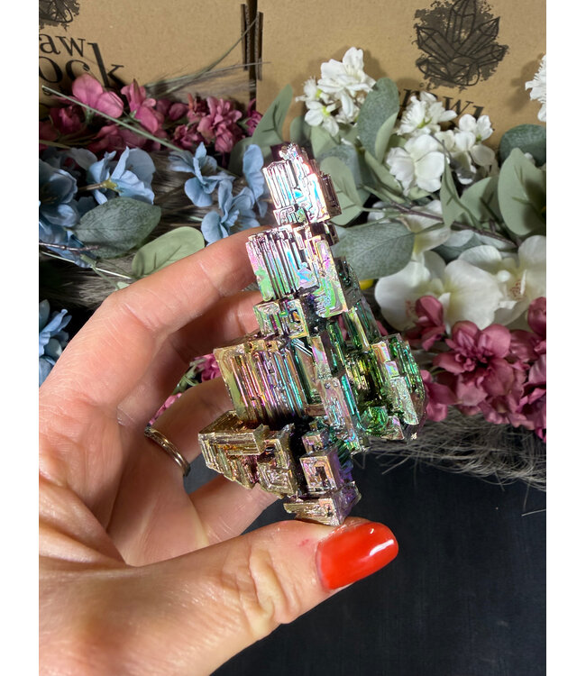Rainbow Bismuth Tower #483, 250gr