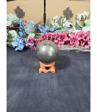 Pyrite Sphere #16, 56mm, 442gr Pyrite Sphere #16, 56mm, 442gr