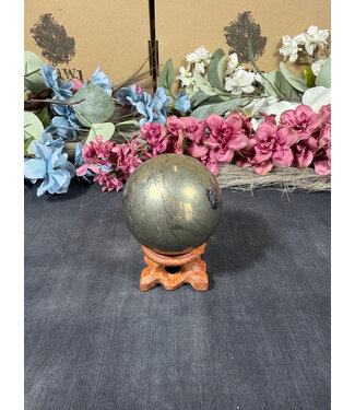 Pyrite Sphere #25, 56.4mm, 450gr Pyrite Sphere #25, 56.4mm, 450gr