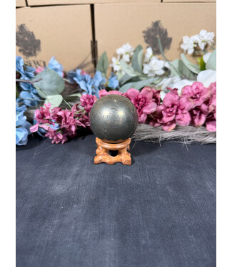 Pyrite Sphere #1, 52.2mm, 360gr Pyrite Sphere #1, 52.2mm, 360gr