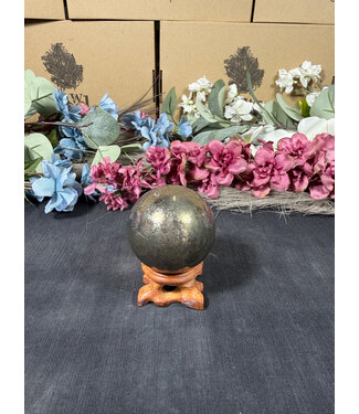 Pyrite Sphere #5, 52.7mm, 340gr Pyrite Sphere #5, 52.7mm, 340gr