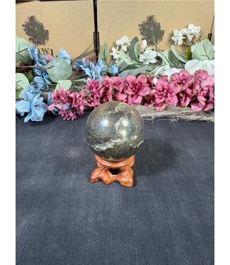 Pyrite Sphere #7, 54.6mm, 374gr Pyrite Sphere #7, 54.6mm, 374gr