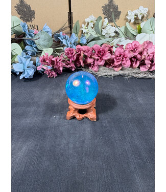 Blue Aura Sphere #1, 43.6mm, 116gr Blue Aura Sphere #1, 43.6mm, 116gr