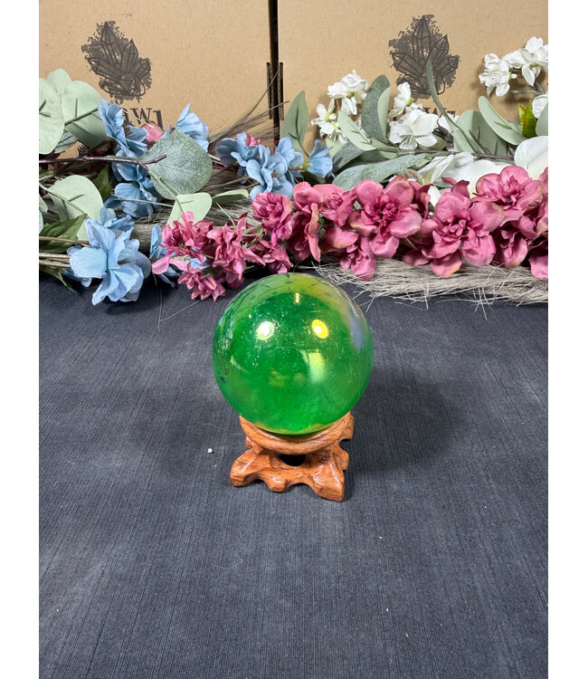Green Aura Sphere #3, 53mm, 206gr