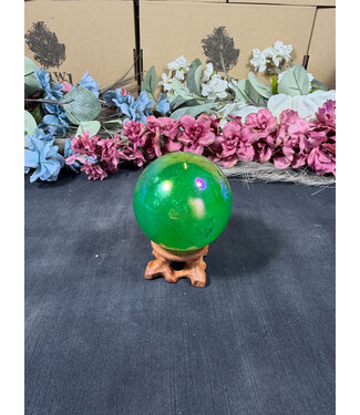 Green Aura Sphere #8, 61.1mm, 316gr Green Aura Sphere #8, 61.1mm, 316gr