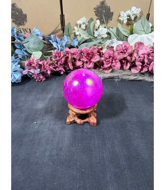 Purple Aura Sphere #1, 50.9mm, 184gr Purple Aura Sphere #1, 50.9mm, 184gr