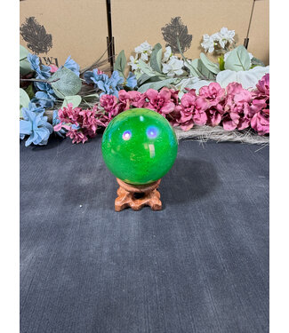 Green Aura Sphere #7, 61.7mm, 326gr Green Aura Sphere #7, 61.7mm, 326gr