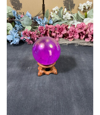 Purple Aura Sphere #3, 55.6mm, 238gr Purple Aura Sphere #3, 55.6mm, 238gr