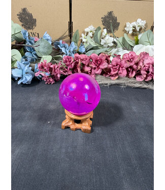 Purple Aura Sphere #2, 54mm, 218gr Purple Aura Sphere #2, 54mm, 218gr