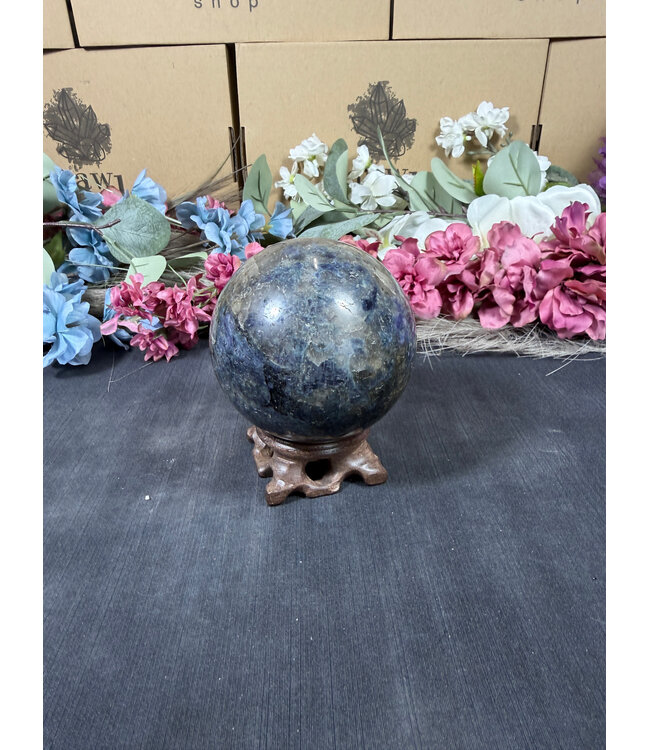 Iolite Sphere #1, 79.3mm, 700gr