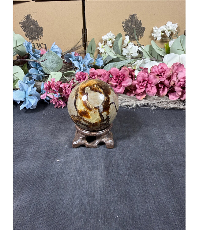 Septarian Sphere #1, 62.1mm, 330gr