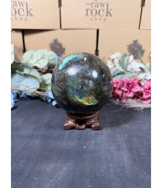 Labradorite Sphere #20, 102mm, 1510gr