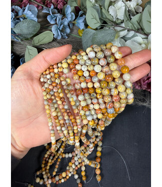 Crazy Lace Agate Beads Polished 15" Strand 4mm 6mm 8mm