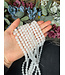 White Jade Beads Polished 15" Strand 4mm 6mm 8mm