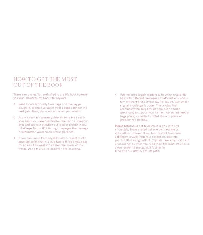 Affirmations & Crystals