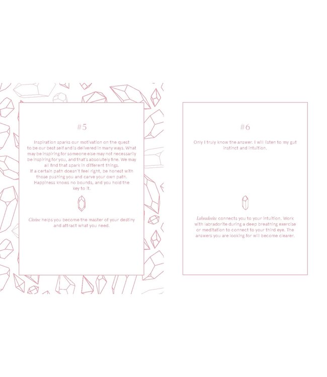 Affirmations & Crystals