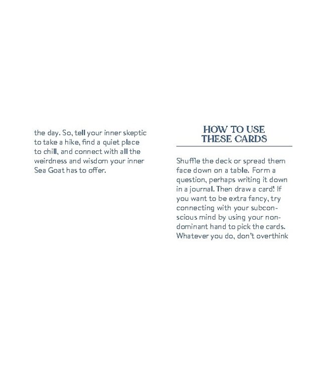 Cosmo Cards: Capricorn