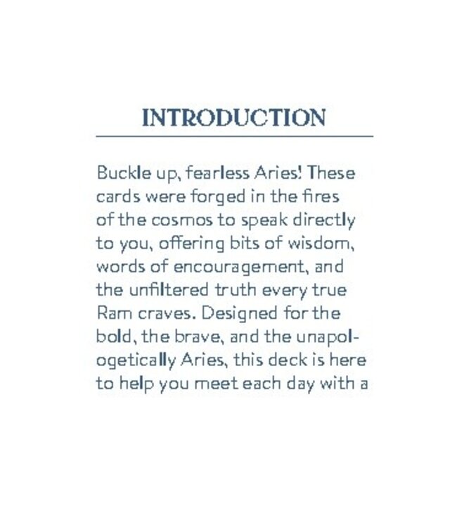 Cosmo Cards: Aries