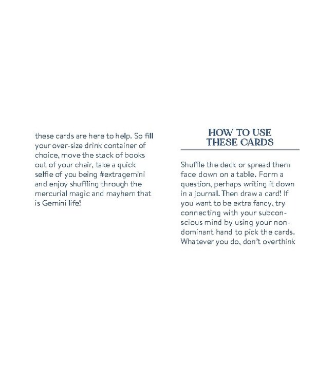 Cosmo Cards: Gemini