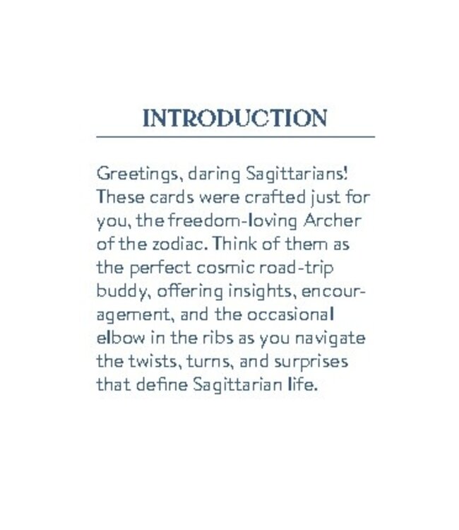 Cosmo Cards: Sagittarius