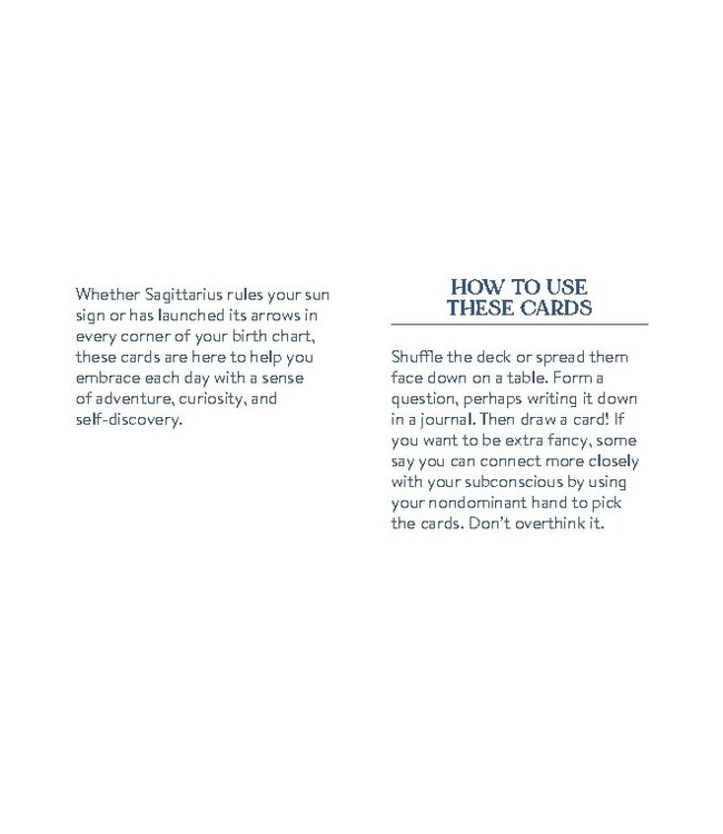 Cosmo Cards: Sagittarius