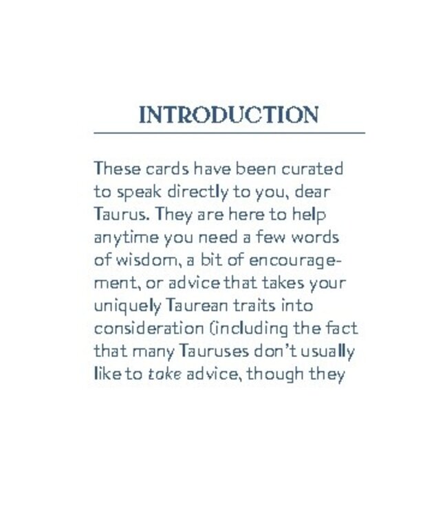 Cosmo Cards: Taurus