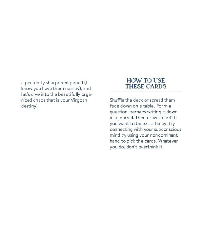 Cosmo Cards: Virgo