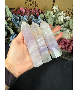 Violet Indigo Fluorite Point, Size Jumbo [150-174gr]