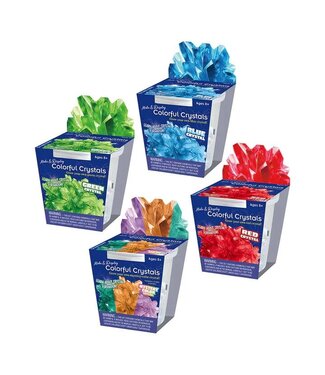 Make & Display Colorful Crystals