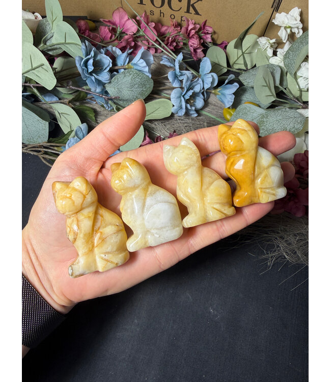 2" Cat Carving, 12 Types