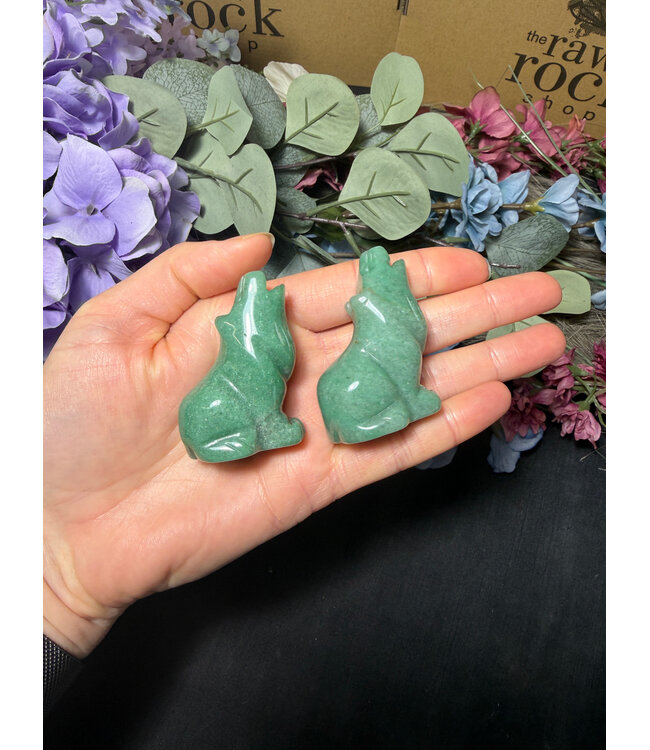 2" Wolf Carving, 8 types