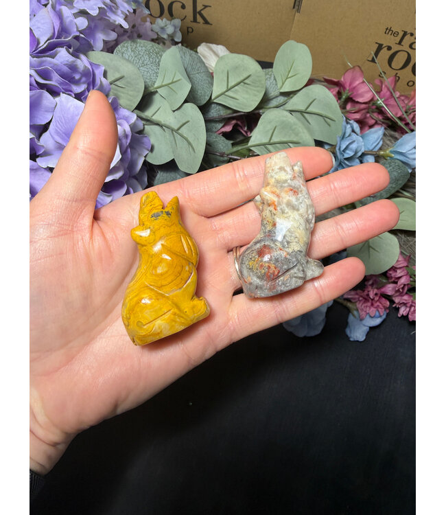 2" Wolf Carving, 8 types