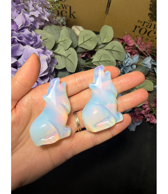 2" Wolf Carving, 8 types