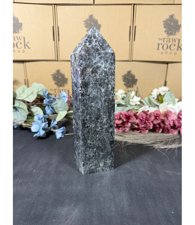 Larvikite Tower #28, 2440gr