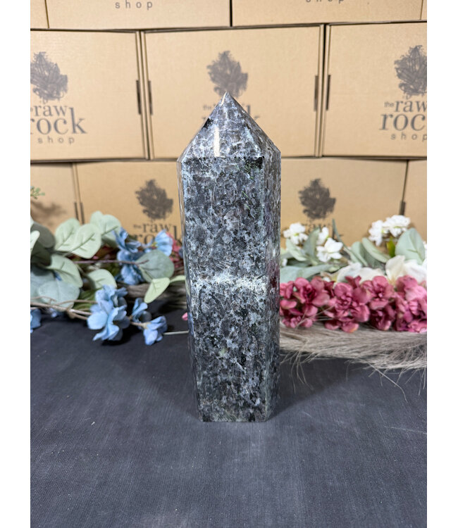 Larvikite Tower #22, 2554gr