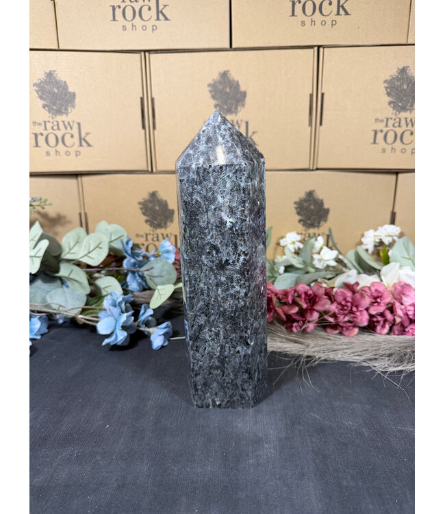 Larvikite Tower #21, 2550gr