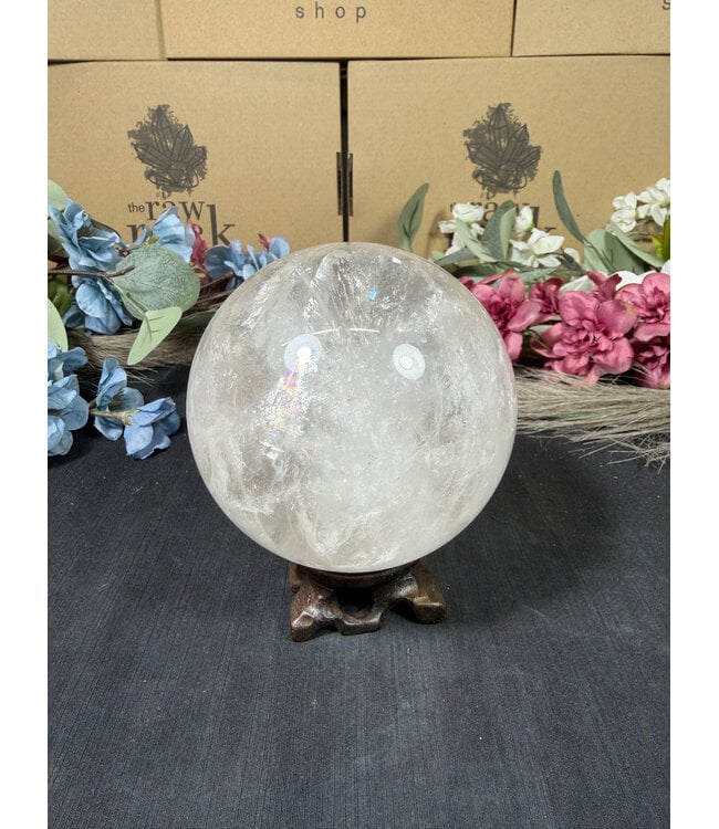 Clear Quartz Sphere #7, 97.3mm, 1280gr