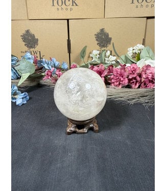 Clear Quartz Sphere #5, 79.4mm, 696gr