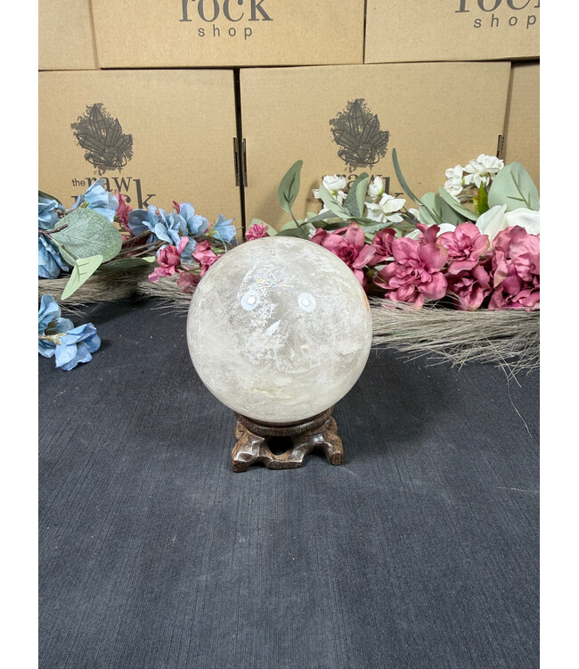 Clear Quartz Sphere #5, 79.4mm, 696gr