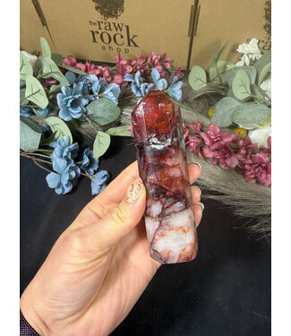 High Quality Fire Quartz Point, Size Giant [200-224gr]