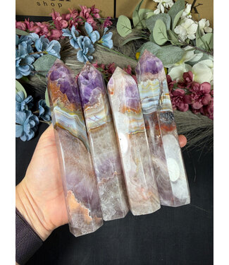 Amethyst Agate Point, Size Dino [250-274gr]