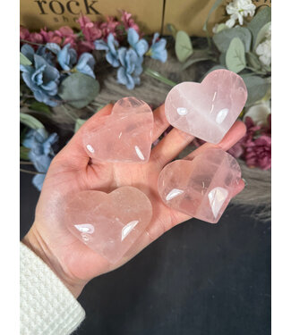Rose Quartz Heart, Size Large [125-149gr]