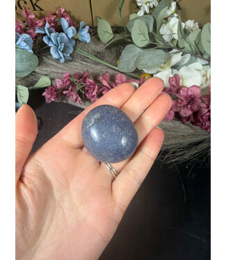 Blue Aventurine Palm Stone, Size XX-Small [25-49gr]